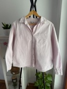 Bawełniana koszula w różowe paski 100% cotton XL