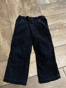 Spodnie długie sztruksowe ocieplane F&F rozmiar 2-3 lata