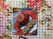 Spiderman zegarek wyrzutnia dyski maska zestaw 