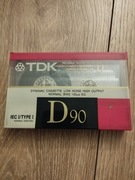 Kaseta TDK 90 oryginalne opakowanie