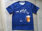 Koszulka męska r.M ciemnoniebieska