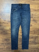 Spodnie jeansowe jeansy granatowe Corporal Slim Fit Superdry W28 L32 XS