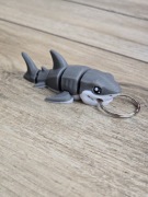 Breloczek Rekin 3d - Brelok Druk3d fidget Keychain mixGadzet