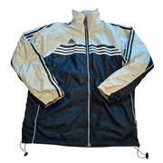 Kurtka Adidas dwustronna L/XL polar ortalion kaptur unikat streetwear