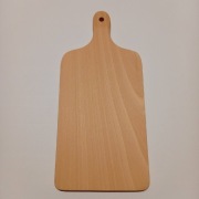 Deska drewniana do krojenia z rączką 10x22 cm