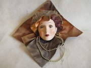 WENECKA  MASKA  CERAMICZNA  DEKORACYJNA  KOLEKCJONERSKA  