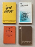 219 4 KSIĄŻKI Król Lear Otello Wielkość i niewola wojskowego stanu Poezje