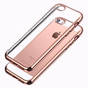 Etui BUMPER GLOSSY TPU na telefon Apple iPhone 6 / 6g różowe