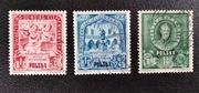 POLSKA Fi 412-414 EDUKACJA Gwarancja / Rocznik 1946