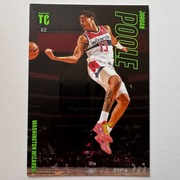 Karta Panini NBA TOP CLASS 2024 - 62 JORDAN POOLE - WASHINGTON WIZARDS