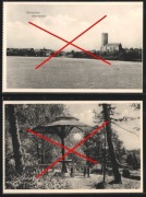 CZŁUCHÓW Schlochau panorama kościół Pilz im Wäldchen zestaw 2 karty