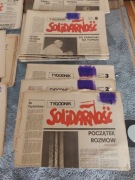 Tygodnik Solidarność 1981 + stare gazety PRL