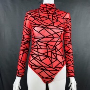 Aurivella body czerwone aksamitne S nowe z metką