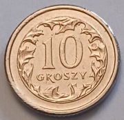 10 gr groszy 2001 r. 
