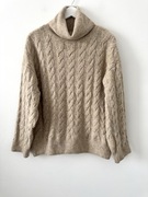 H&M sweter z domieszką wełny Golf Wool blend