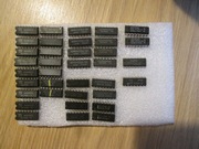 Pamięć DRAM 256kB x 1b, DIP 18 używana sprawna.