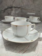 Zestaw 4 filiżanek fraureuth empire 