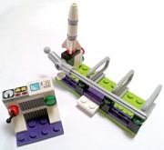 LEGO SZLABAN STEROWNIA KOLEJKI PARK ROZRYWKI 41130