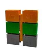 Dystans do montażu frontów szuflad 18mm - 2/3/4mm ZESTAW 6 sztuk