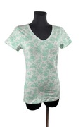 Nowa bluzka wzór w kwiatuszki 36,S/38,M BonPrix krótki rękaw t-shirt
