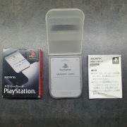 PS1 Memory Card SCPH-1020 BOXED JAPAN komplet Sony PlayStation