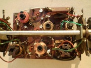 Przełącznik zakresów radia Pionier.