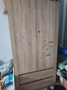 Szafa Framire Modern 90 x 180 x 55 cm dąb sonoma szuflada