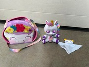 Lalka jednorożec torebka/łóżko akcesoria VTech Sparkle & Shine Unicorn