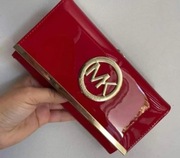 Czerwony portfel Michael kors 10x22 cm