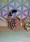 Pluszowy kotek ręcznie robiony koteczek na szydełku amigurmi prezent