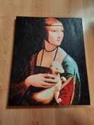 Obraz Dama z Gronostajem Leonardo da Vinci 50x60