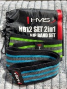 Gumy Hip Band HB12 SET 2w1 M+L | Trening pośladków i ud | HMS