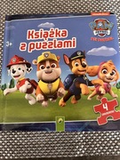 Książka psi patrol z puzzlami