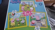 Puzzle dla dziecka 3+ Świnka Peppa