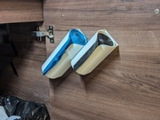 Podajnik/Organizer na Worki na Śmieci i Reklamówki. Biały. 16cm