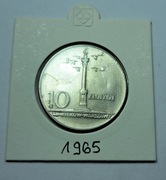 10 zł Kolumna Zygmunta z 1965 roku w pięknym stanie, nr. 990