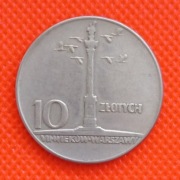10 zł. Kolumna Zygmunta 1965r.