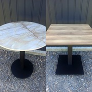 Stolik barowy blat z laminatu HPL wodoodporny 