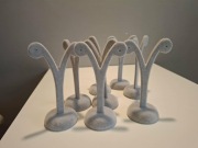 Stojaki na kolczyki - 7 sztuk, wysokość 13 cm