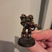 Chaos Raptors pomalowane Black Legion