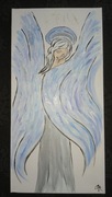 Aniol obraz na plotnie ... Rekodzielo ... 60x30x2 cm