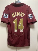 Koszulka Piłkarska Henry 14 Arsenal Highbury Premier League 2005/06 XL