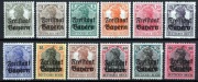 DR Bayern Bawaria Mi 136-147, zestaw 12 znaczków czystych* z klejem