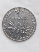 084 Francja 1 frank, 1964