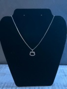 Srebrny łańcuszek Hello Kitty