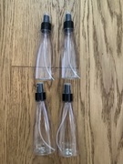 Butelki z atomizerem, plastikowe, nowe, 4 sztuki
