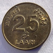 MALEDIWY 25 Laari 1984 okołoMENNICZA