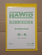 10 x Hawidy 2201 - Przezroczyste na bloczki o rozmiarze 130x85mm