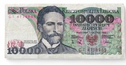 Polska 10000 złotych 1988 rok seria CT