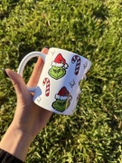 Kubek biały 330 ml grinch
